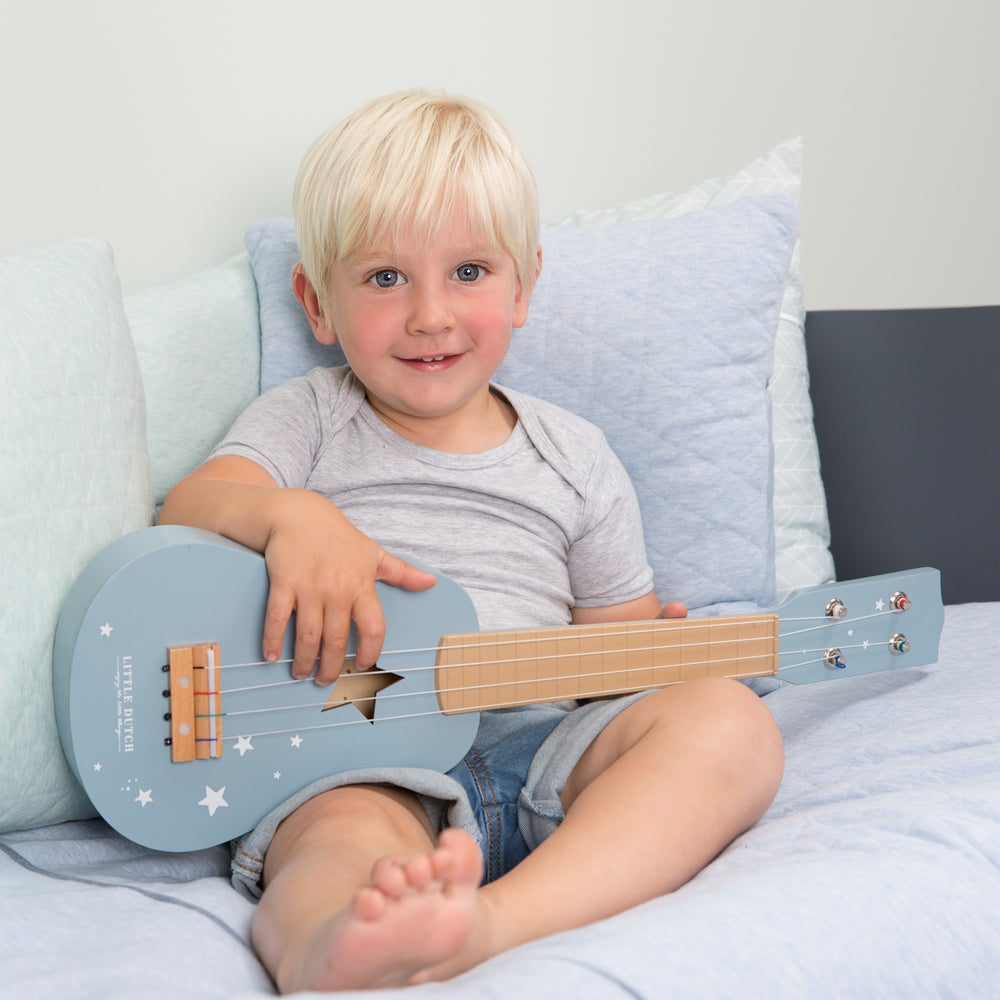 LITTLE DUTCH vaikiška gitara Blue