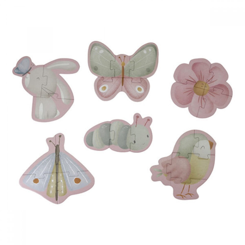 LITTLE DUTCH vaikiška dėlionė Flowers & Butterflies